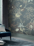 Graham & Brown Teal Kimono wall mural 4m, UK version