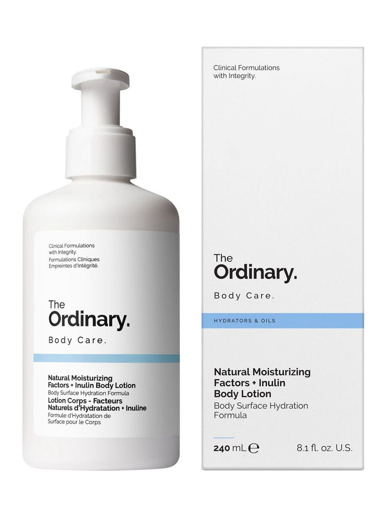 The Ordinary Natural Moisturizing Factors + Inulin body lotion (British brand)