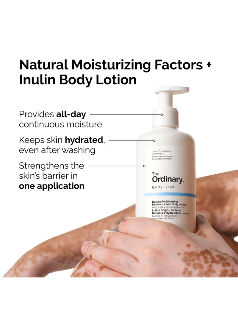 The Ordinary Natural Moisturizing Factors + Inulin body lotion (British brand)