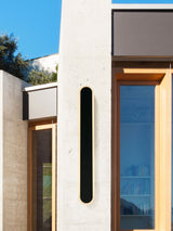 Next Searchlight Sand Black and Frosted Paris LED Outdoor Wall Light- Buy online at McGrocer