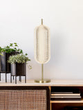 Searchlight Tuscany satin brass LED table lamp 60cm (British brand)