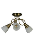 Searchlight Henley ceiling light antique brass finish (British brand)