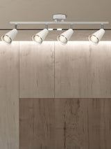 Next Searchlight White Devon 4 Light Spotlight Ceiling Light- Buy online at McGrocer