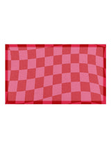 Next Artsy Mats Multi Fuchsia Wavy Checkerboard Indoor Outdoor Doormat 70cm x 40cm- Buy online at McGrocer
