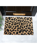 Artsy Mats leopard print doormat 60x40cm, imported from the UK