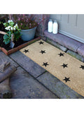 Artsy Mats doormat natural and black multi stars 120x40cm, UK version