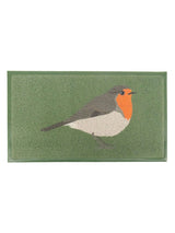 Next Artsy Mats Green Christmas Robin Doormat 70cm x 40cm- Buy online at McGrocer