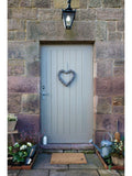 Artsy Mats natural and black bee doormat, UK version