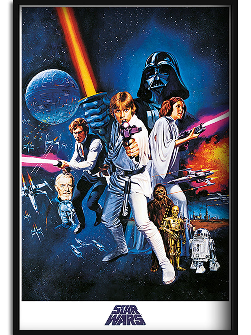 Pyramid International Star Wars A New Hope framed poster 61x91.5cm, imported from the UK