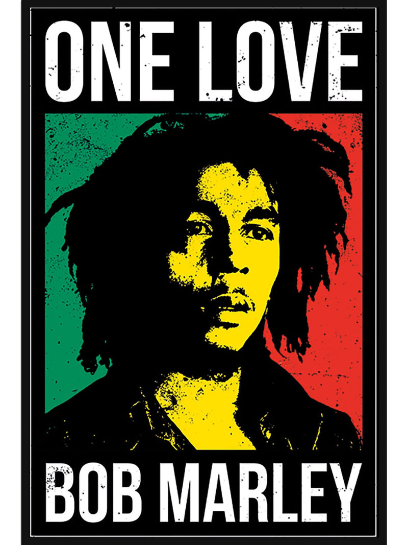 Pyramid International Bob Marley One Love framed poster 91.5cm x 61cm, imported from the UK