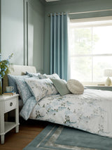 Next Laura Ashley Mirabelle Blue Pale Seaspray Reversible Duvet Cover and Pillowcase Set- Buy online at McGrocer