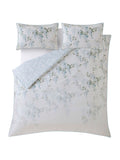 Laura Ashley Mirabelle Blue Pale Seaspray duvet cover and pillowcase set, UK version
