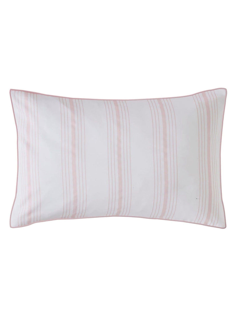 Laura Ashley Pink Blush Reversible Tuileries duvet cover and pillowcase set, UK version