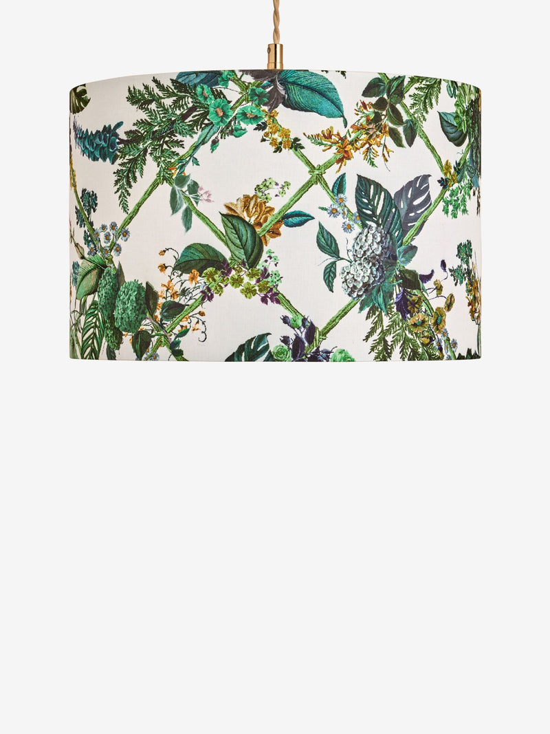 Laurence Llewelyn-Bowen Green Garden drum shade (British brand)
