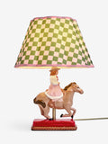 Cath Kidston cowgirl table lamp checkered shade, imported from the UK