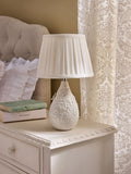 Shabby Chic Rachel Ashwell Eloise ceramic table lamp 35cm - British product