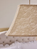 Shabby Chic Rachel Ashwell Esme lace lampshade cream, imported from the UK