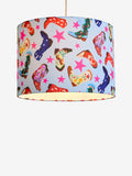 Eleanor Bowmer Pale Blue Cowboy Easyfit lampshade 25cm, imported from the UK