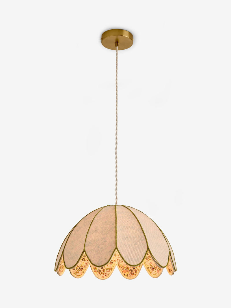 Cath Kidston scallop flower pendant light cream pink (British brand)