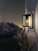 Next Eglo Budrone Modern Black Steel Outdoor Wall Light- Buy online at McGrocer