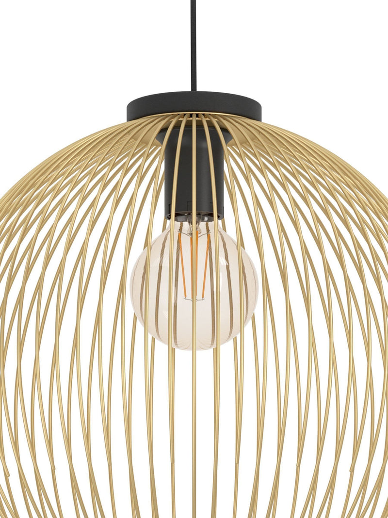 Eglo Black Venezuela pendant light - British product