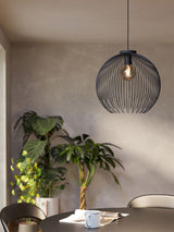 Next Eglo Venezuela Black Pendant Ceiling Light- Buy online at McGrocer