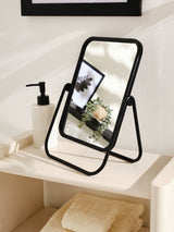 Next Black Rectangular Vanity Mirror Makeup Mirror 29.5cm Height- Buy online at McGrocer