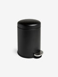 MADE.COM Black Joss pedal bin 5 litre, imported from the UK