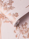 Graham & Brown Blush Anthriscus wallpaper sample A4 - British product