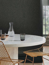 Next Graham & Brown Deep Grey Twill Wallpaper Sample A4- Buy online at McGrocer