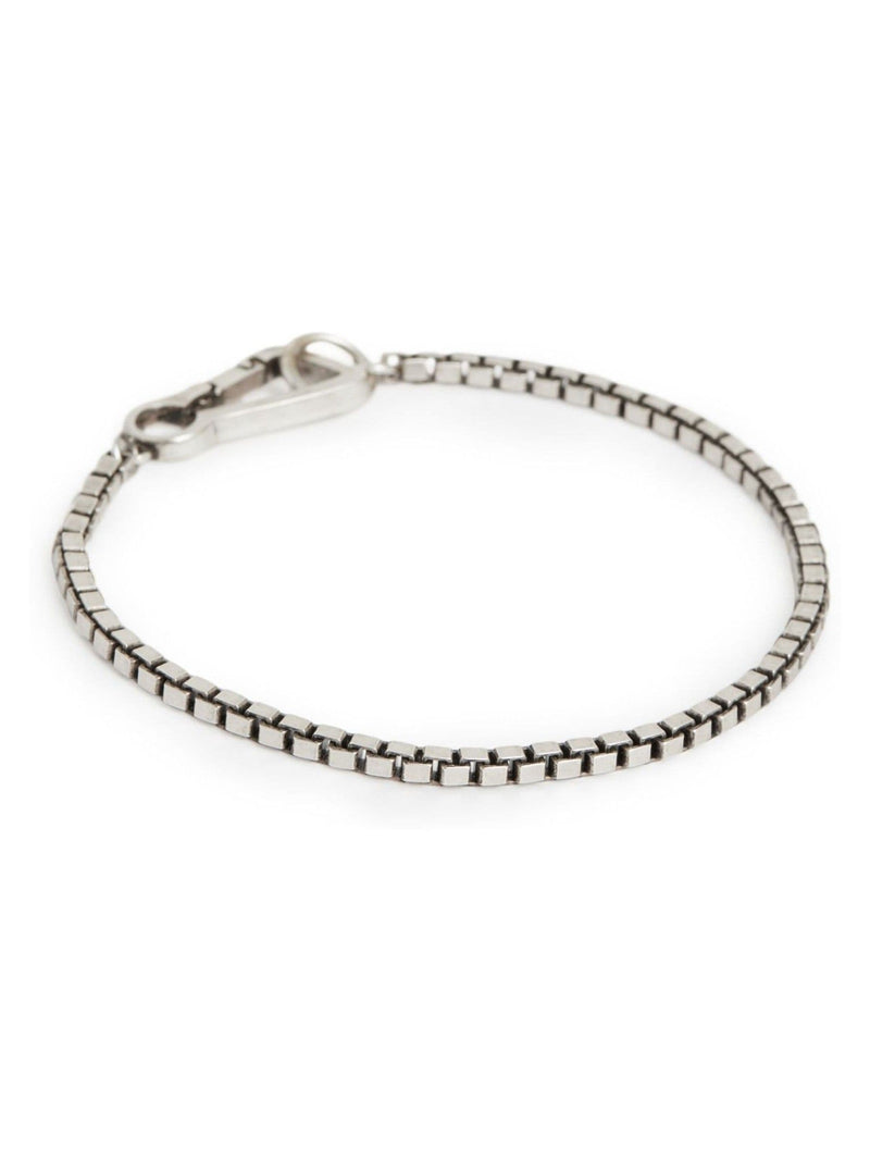AllSaints silver tone box chain bracelet - British product