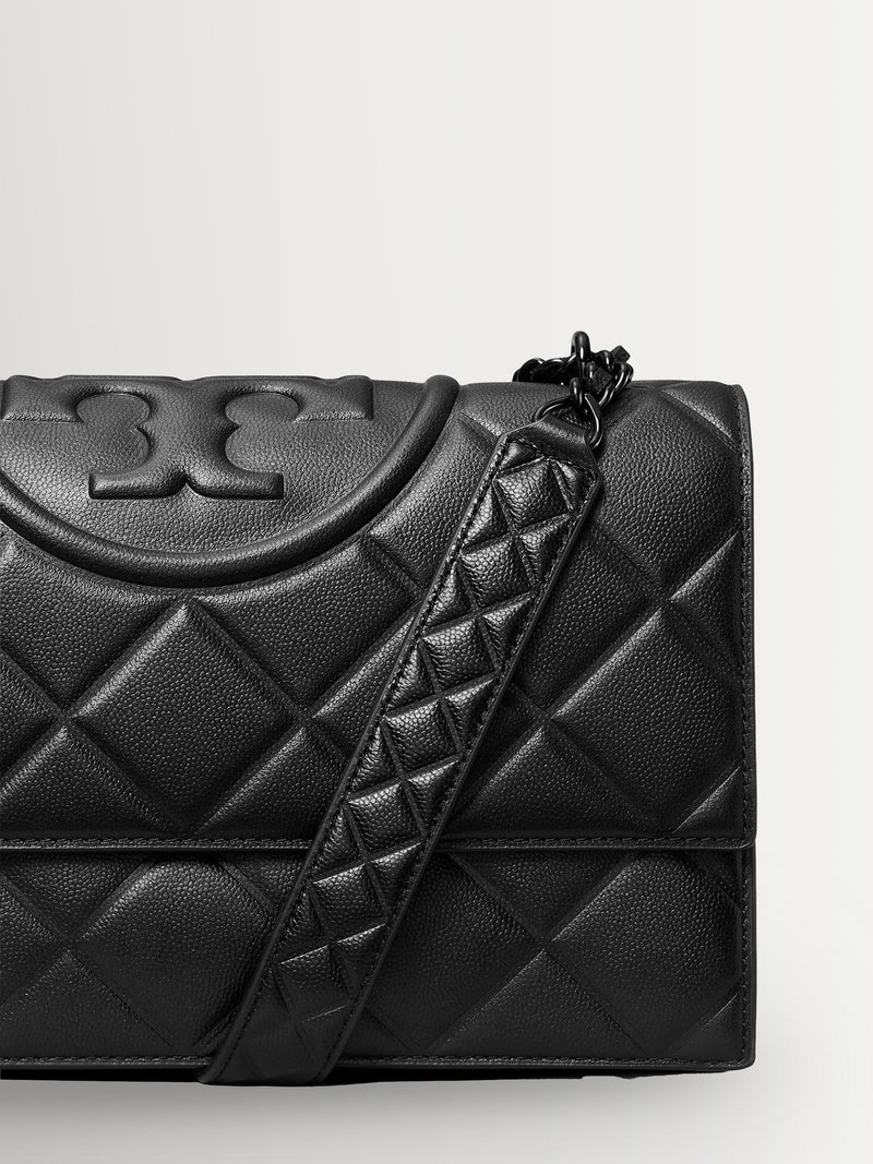 Tory Burch Fleming soft grain small shoulder bag, UK version