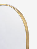 Laura Ashley Polished Brass Roughton mirror 40cm, UK version