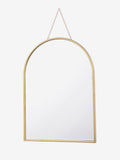 Laura Ashley Polished Brass Roughton mirror 40cm, UK version