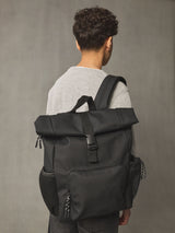 Next Black Roll Top Backpack- Buy online at McGrocer