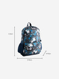 Blue football backpack recycled polyester - British product