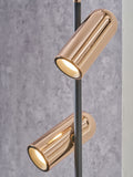 Pacific rose gold LED floor lamp - British product