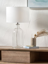Next Bellamy Clear Bubble Glass Table Lamp- Buy online at McGrocer