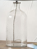 Pacific clear bubble glass table lamp 52cm (British brand)