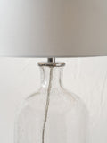 Pacific clear bubble glass table lamp 52cm (British brand)