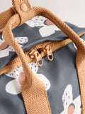 Stampy flower backpack with recycled polyester (British brand)