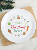 Personalised Plastic My First Christmas Dinner Plate by PMC