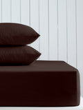 Purple Blackberry Cotton Rich Deep Fitted Bed Sheet
