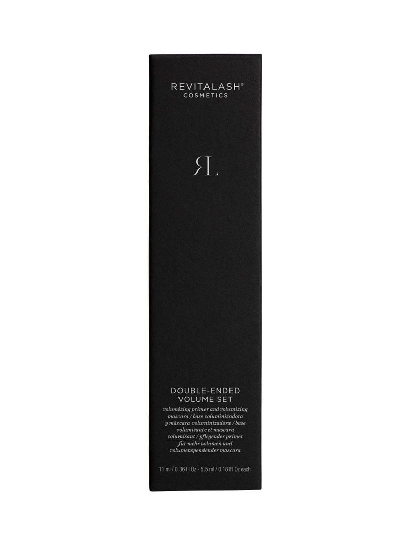 Revitalash Double-Ended Volume Set mascara and primer duo, imported from the UK