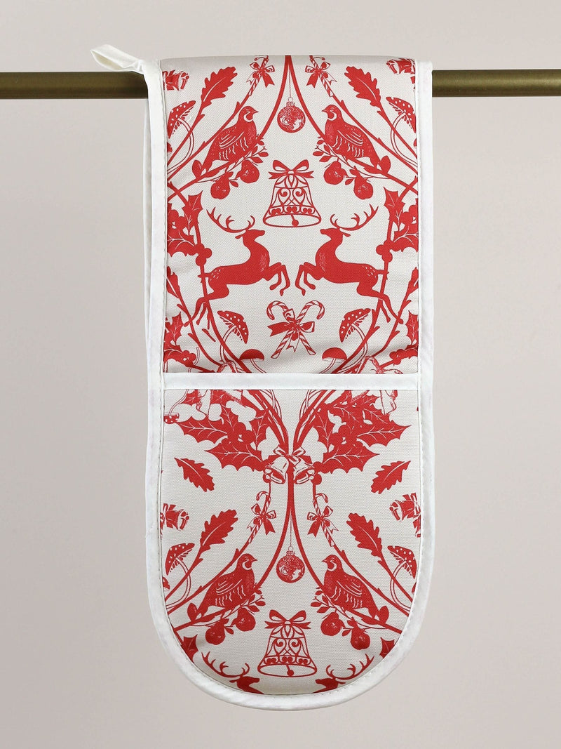 Avalon Home cream stag oven gloves - British product