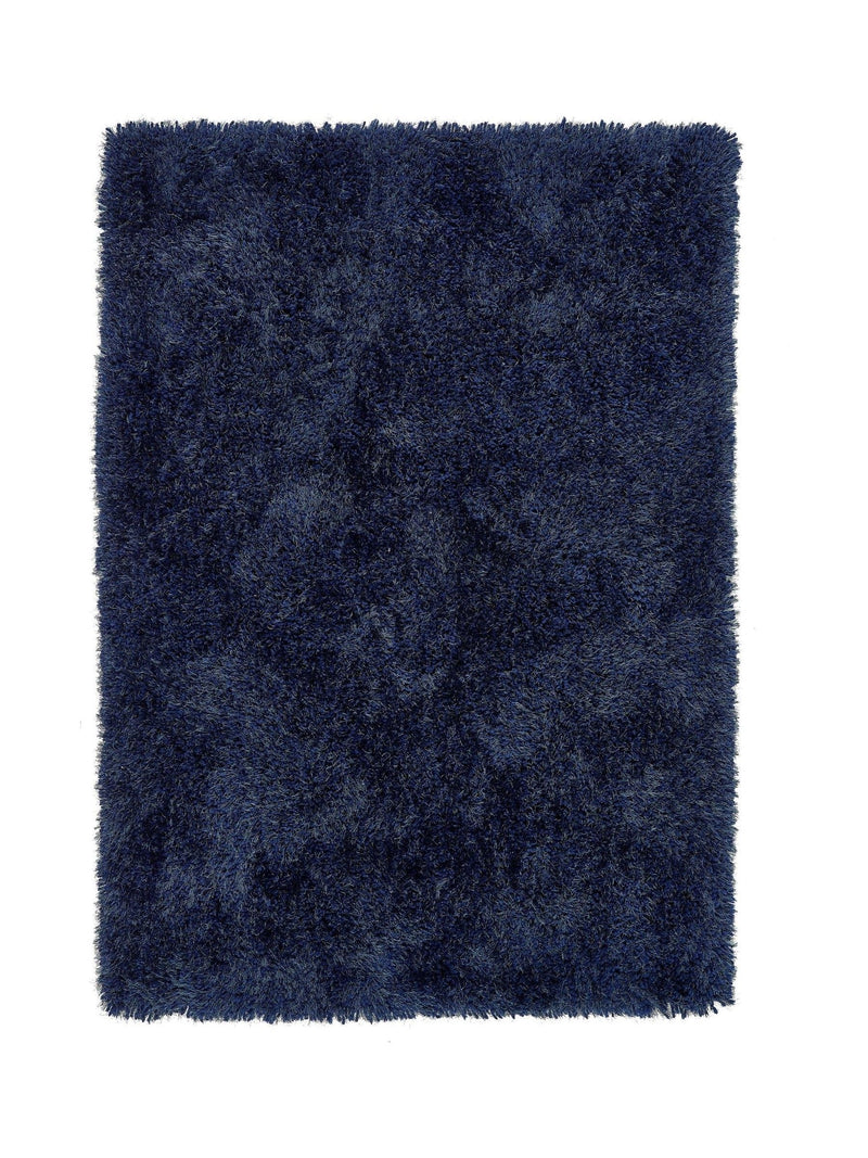 Origin Rugs Blue Chicago soft shaggy rug 160x110cm - British product