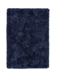 Origin Rugs Blue Chicago soft shaggy rug 160x110cm - British product