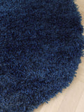 Origin Rugs Blue Chicago shaggy rug 133cm - British product