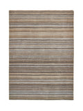 Origin Rugs beige stripe wool rug - British product