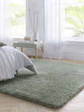 Origin Rugs Green Chicago soft shaggy rug, imported from the UK